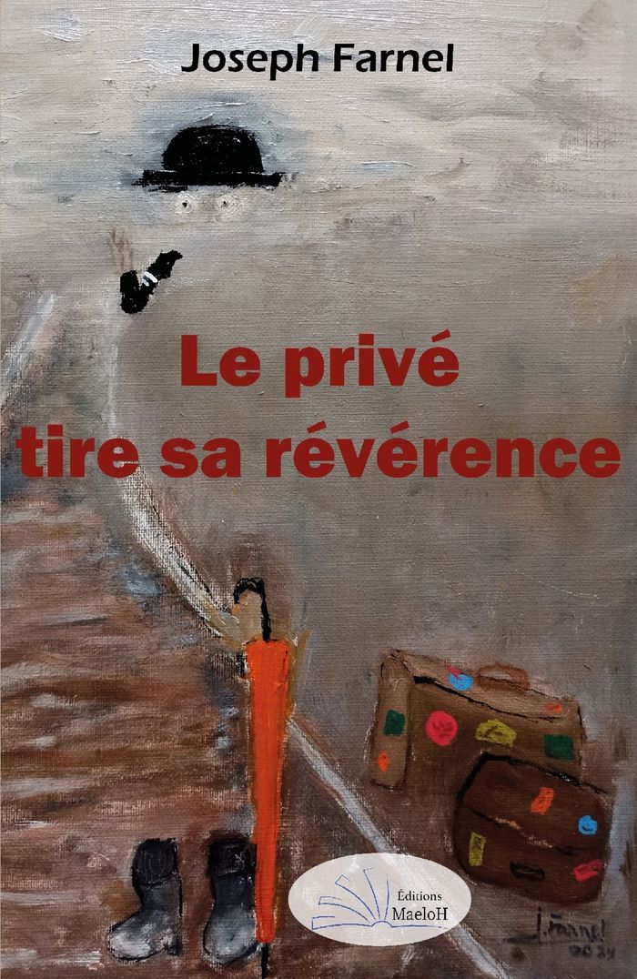 Couverture du livre « Le privé tire sa révérence : roman », librairie Les Contes Infusés à Corte
