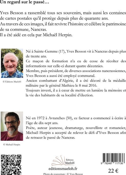 Quatrième de couverture de « Nancras, le temps d'un regard »