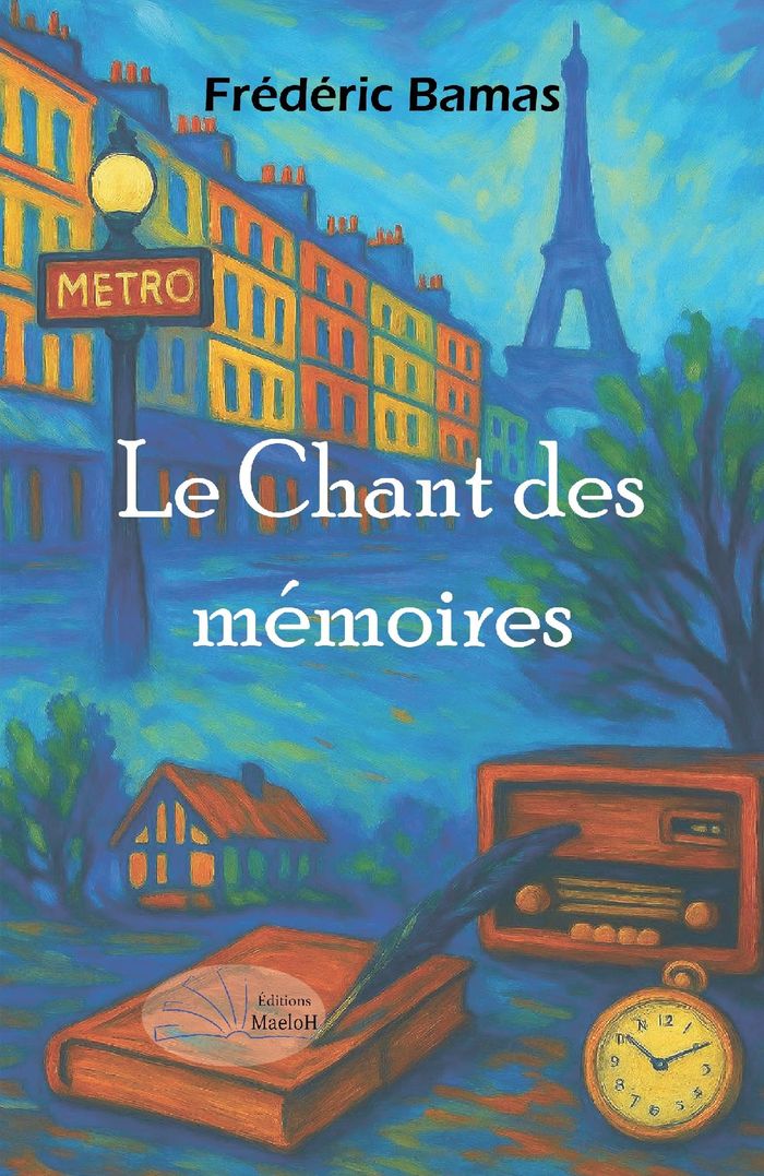 Couverture du livre « Le chant des mémoires » de Frédéric Bamas, librairie Les Contes Infusés à Corte