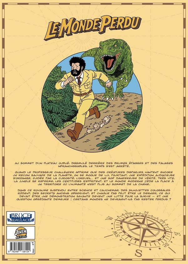 Quatrième de couverture de « LIRE EN BD - T01 - LE MONDE PERDU - D'APRES SIR ARTHUR CONAN DOYLE »
