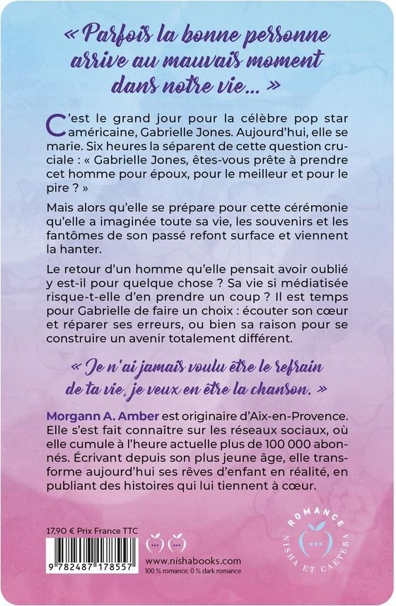 Quatrième de couverture de « Le refrain de nos vies »