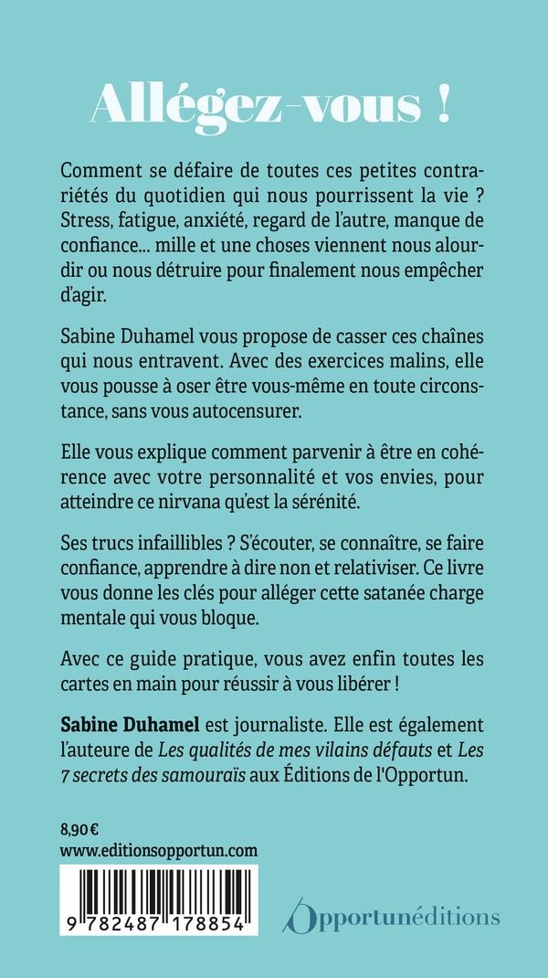 Quatrième de couverture de « Je m'en fous ! : libérez-vous »