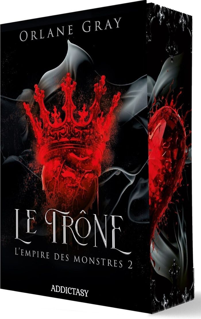 Couverture du livre « Le trône » de Orlane Gray, librairie Les Contes Infusés à Corte