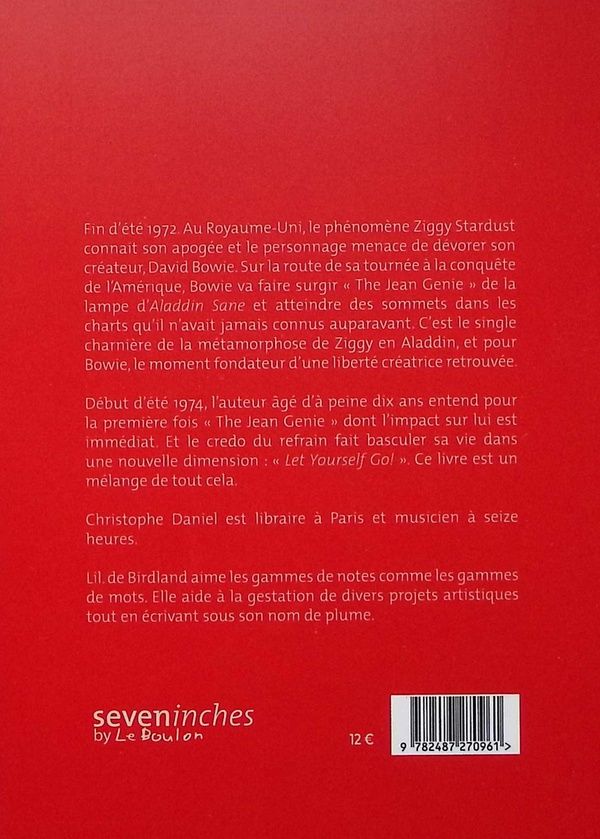 Quatrième de couverture de « David Bowie : "The Jean genie" »