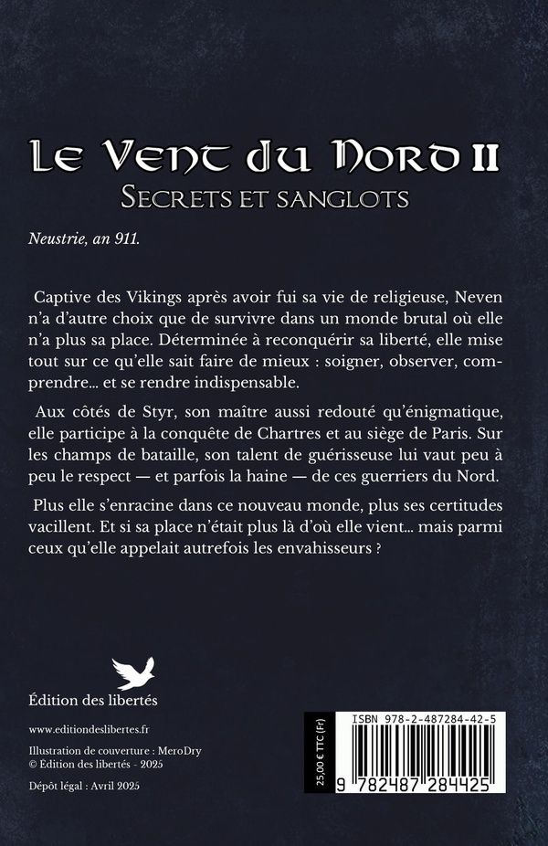 Quatrième de couverture de « Secrets et sanglots »