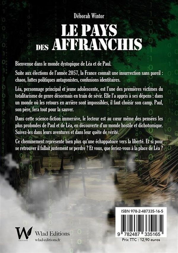Quatrième de couverture de « LE PAYS DES AFFRANCHIS »