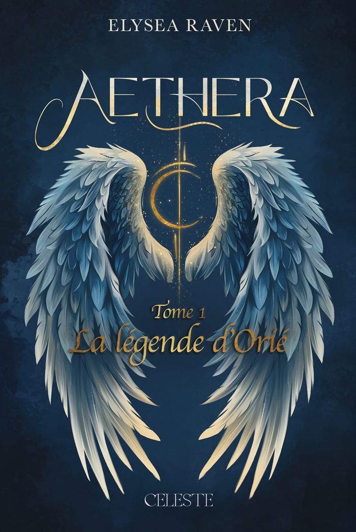 Couverture du livre « AETHERA : la légende d'orié » de Raven Elysea, librairie Les Contes Infusés à Corte