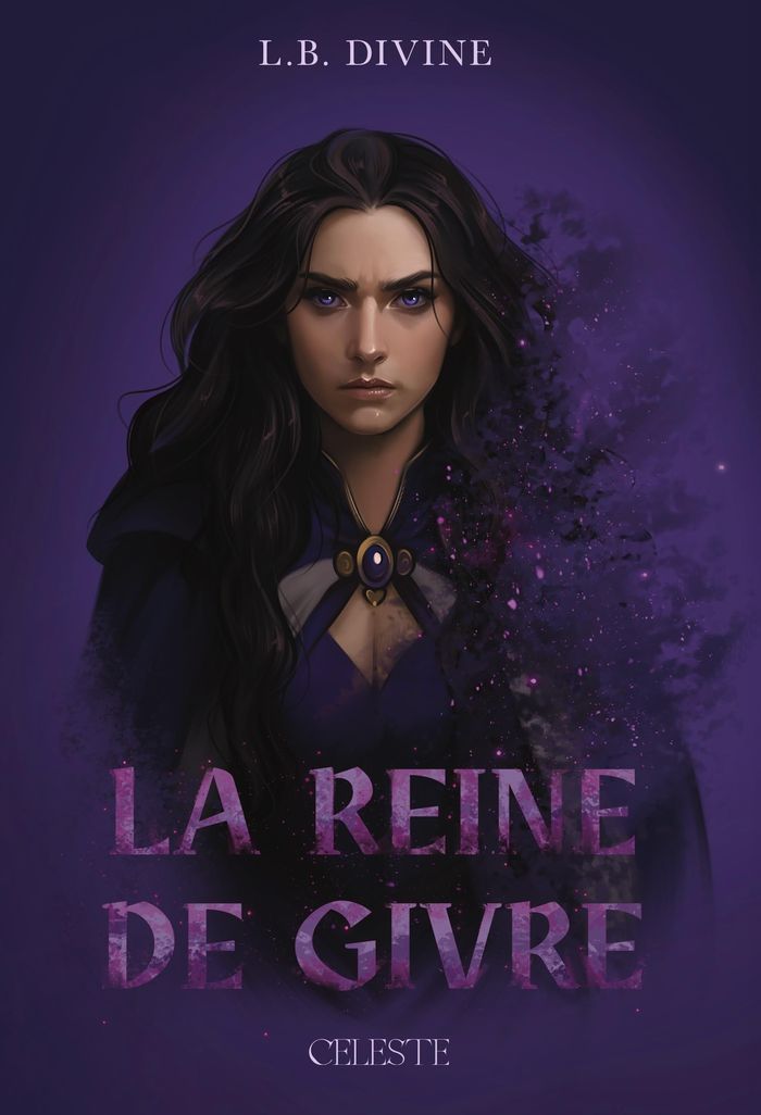 Couverture du livre « La reine du givre » de L.B. Divine, librairie Les Contes Infusés à Corte
