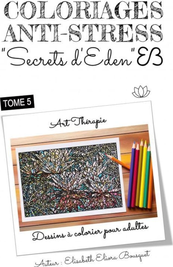 Couverture du livre « COLORIAGES SECRETS D'EDEN - TOME 5 » de Eliora Bou Elisabeth, librairie Les Contes Infusés à Corte