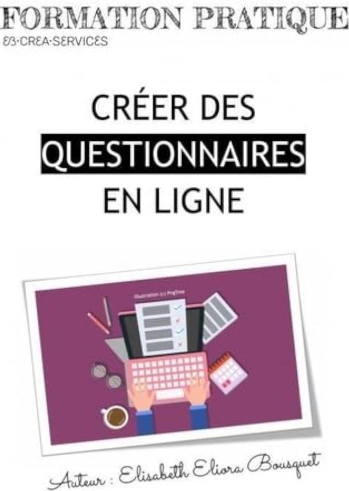 Couverture du livre « CREER DES QUESTIONNAIRES EN LIGNE », librairie Les Contes Infusés à Corte