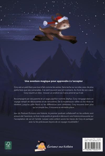 Quatrième de couverture de « CORY, LE FAON DIFFERENT - EDITION SPECIALE NOEL »