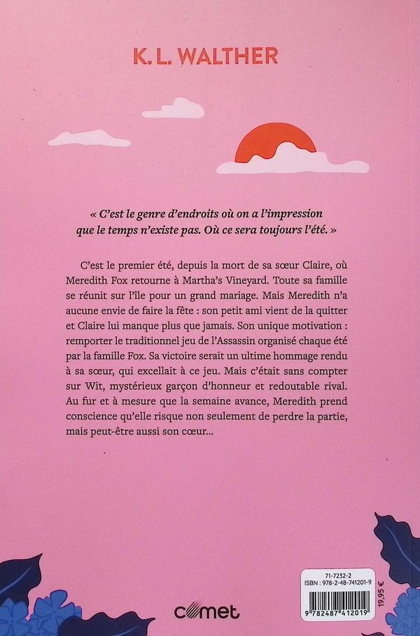 Quatrième de couverture de « L'ETE OU MA VIE A CHANGE »