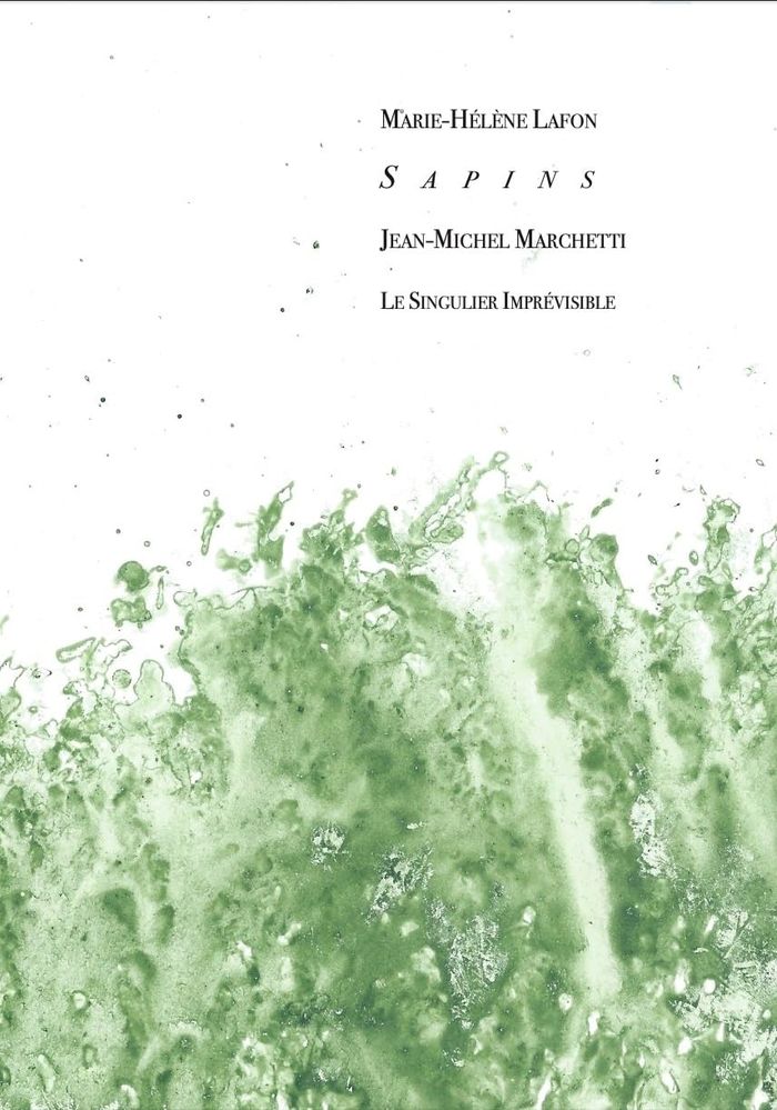 Couverture du livre « Sapins », librairie Les Contes Infusés à Corte