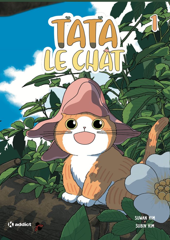 Couverture du livre « Tata le chat » de Suwan Kim, librairie Les Contes Infusés à Corte