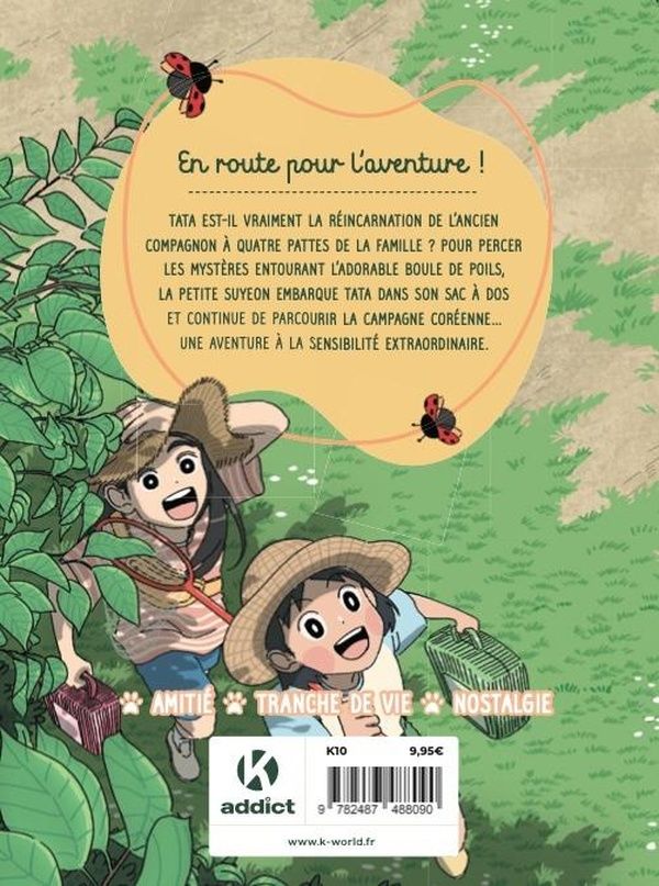 Quatrième de couverture de « Tata le chat »