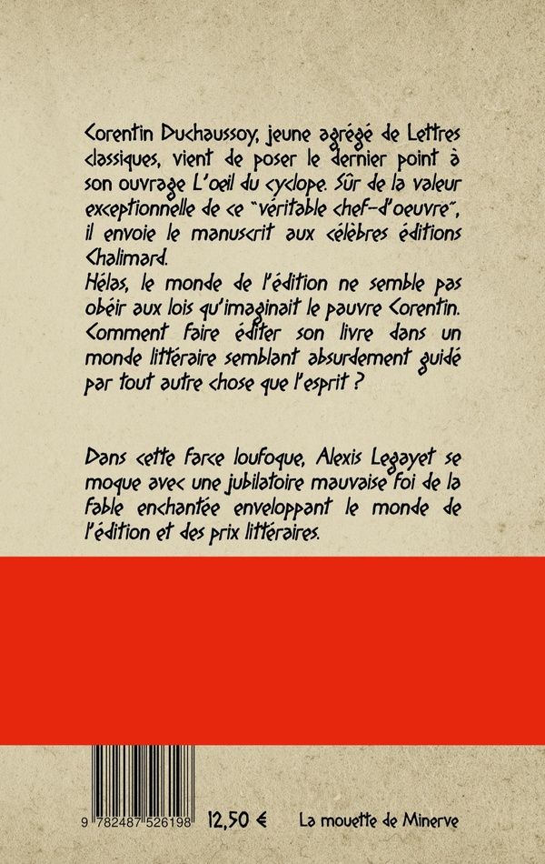 Quatrième de couverture de « L'oeil du cyclope : roman »