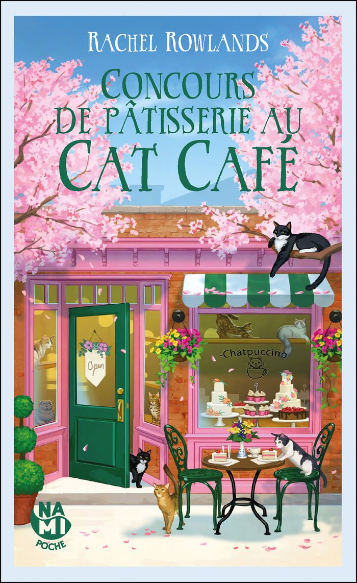 Couverture du livre « CONCOURS DE PATISSERIE AU CAT CAFE », librairie Les Contes Infusés à Corte