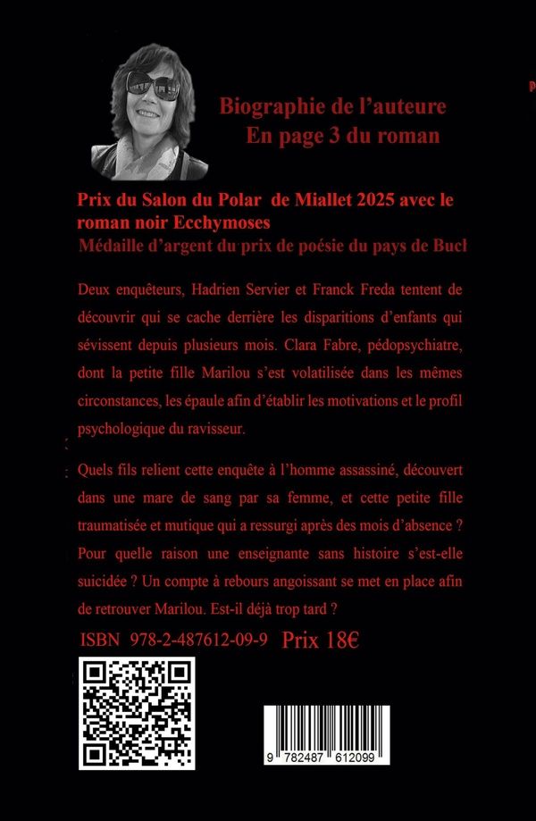 Quatrième de couverture de « ARRACHEMENTS »
