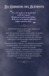 Quatrième de couverture de « Les gardiens des éléments »