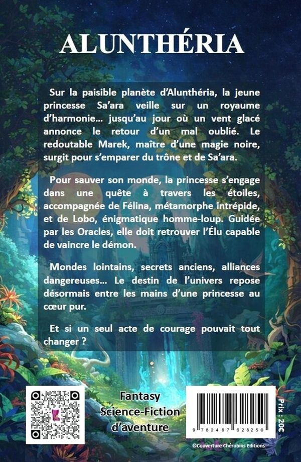 Quatrième de couverture de « Aluntheria »