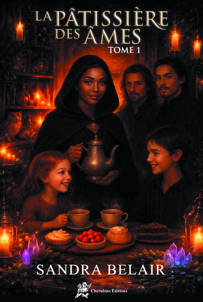 Couverture du livre « La Pâtissière des Âmes » de Sandra Belair, librairie Les Contes Infusés à Corte