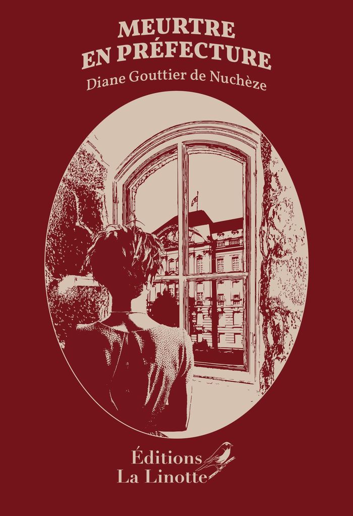 Couverture du livre « Meurtre en préfecture » de Diane Gouttier de Nuchèze, librairie Les Contes Infusés à Corte