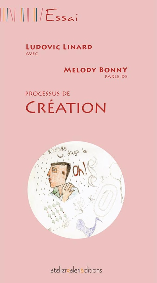 Couverture du livre « Ludovic Linard avec Melody Bonny parle de processus de création » de Ludovic Linard, librairie Les Contes Infusés à Corte