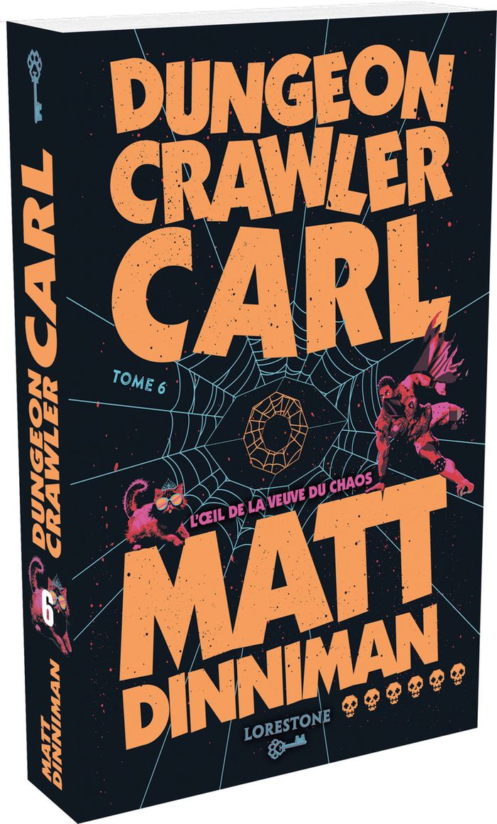 Couverture du livre « DUNGEON CRAWLER CARL - TOME 6 L'OEIL DE LA VEUVE DU CHAOS - VOL06 », librairie Les Contes Infusés à Corte