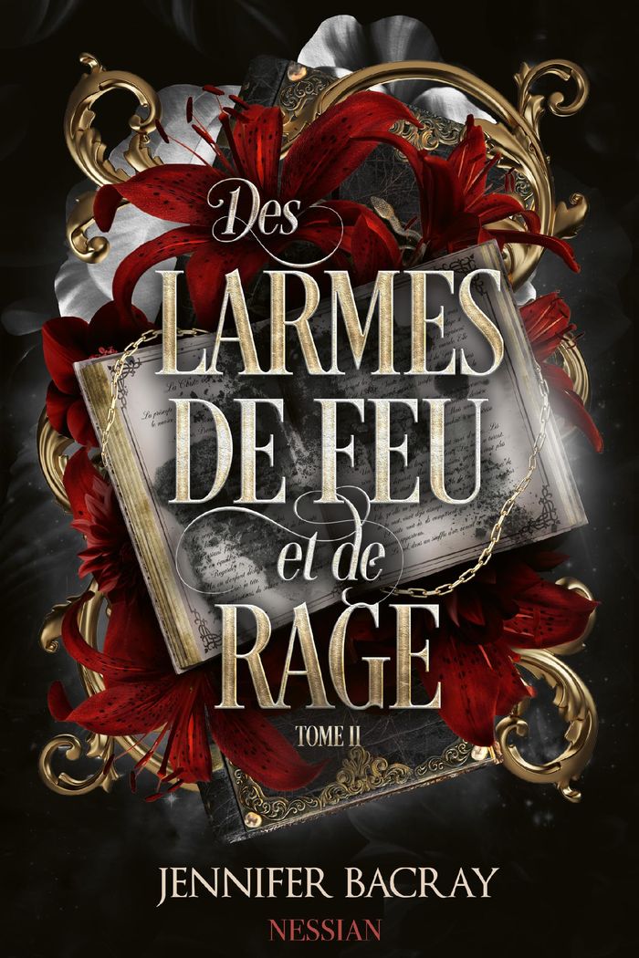 Couverture du livre « Des larmes de feu et de rage » de Jennifer Bacray, librairie Les Contes Infusés à Corte