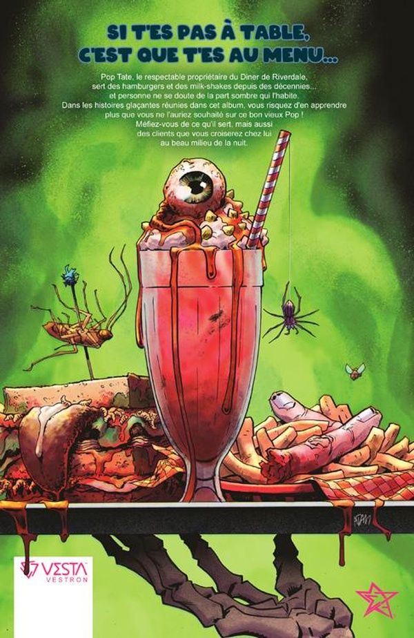 Quatrième de couverture de « Chez Pop's le petit diner des horreurs »