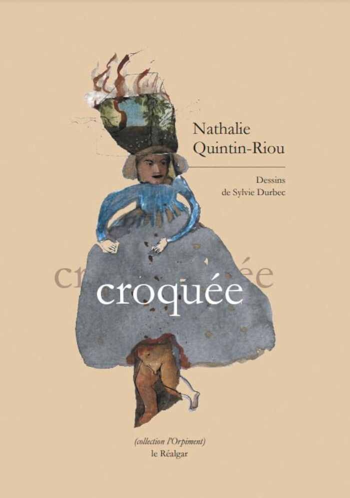 Couverture du livre « Croquée » de Nathalie Quintin-Riou, librairie Les Contes Infusés à Corte