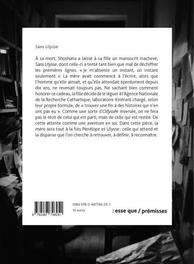 Quatrième de couverture de « Sans Ulysse »