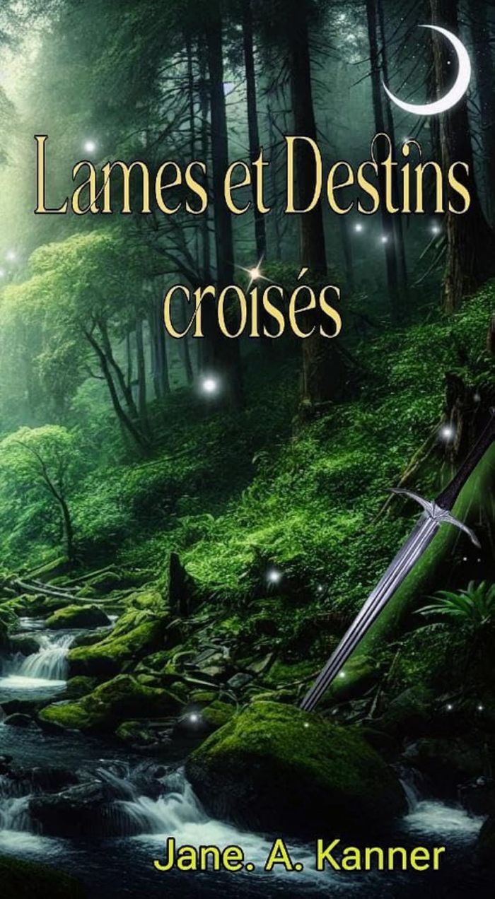 Couverture du livre « LAMES ET DESTINS CROISES » de A. Kanner Jane., librairie Les Contes Infusés à Corte