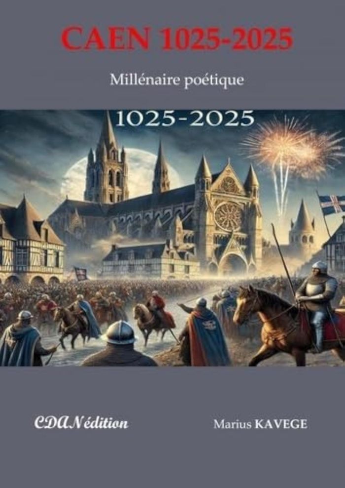 Couverture du livre « CAEN 1025-2025 », librairie Les Contes Infusés à Corte