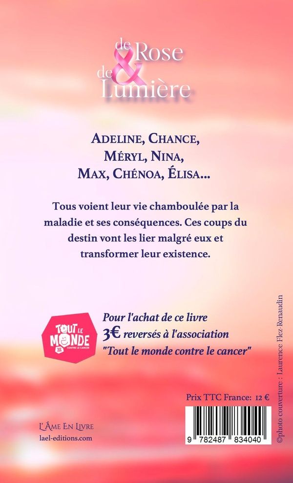 Quatrième de couverture de « De rose & de lumière »