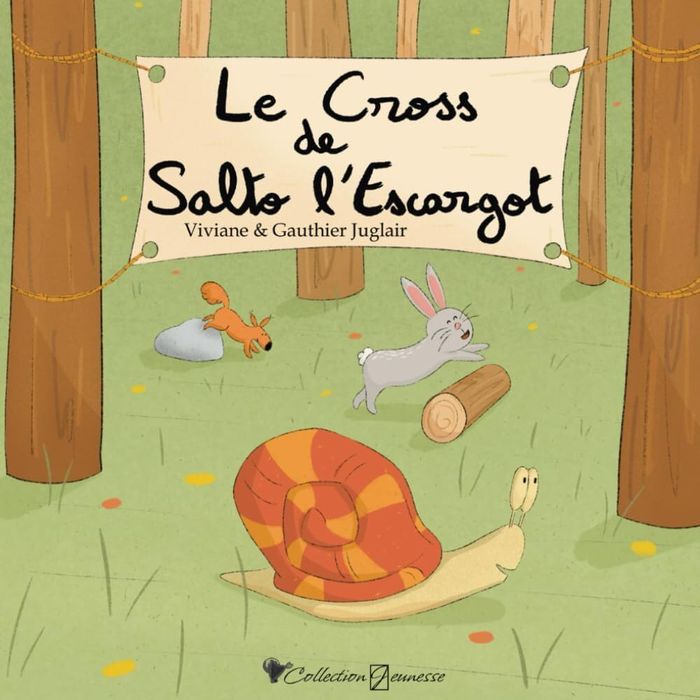Couverture du livre « Le cross de Salto l'escargot » de Viviane Juglair, librairie Les Contes Infusés à Corte