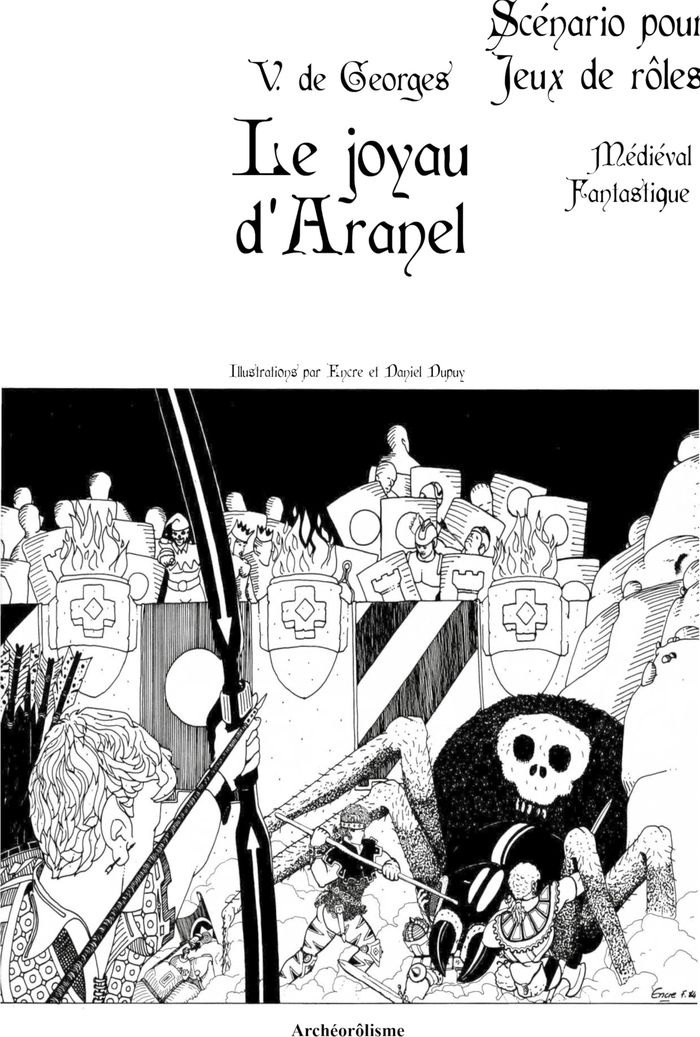 Couverture du livre « LE JOYAU D'ARANEL » de Laperlier/encre, librairie Les Contes Infusés à Corte