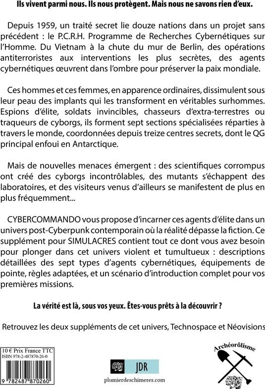 Quatrième de couverture de « CYBERCOMMANDO »