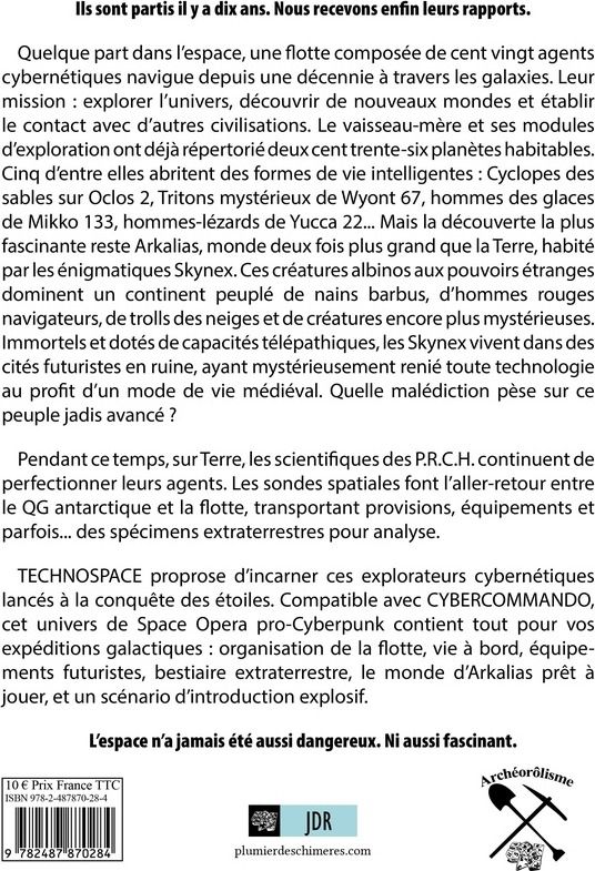 Quatrième de couverture de « TECHNOSPACE »