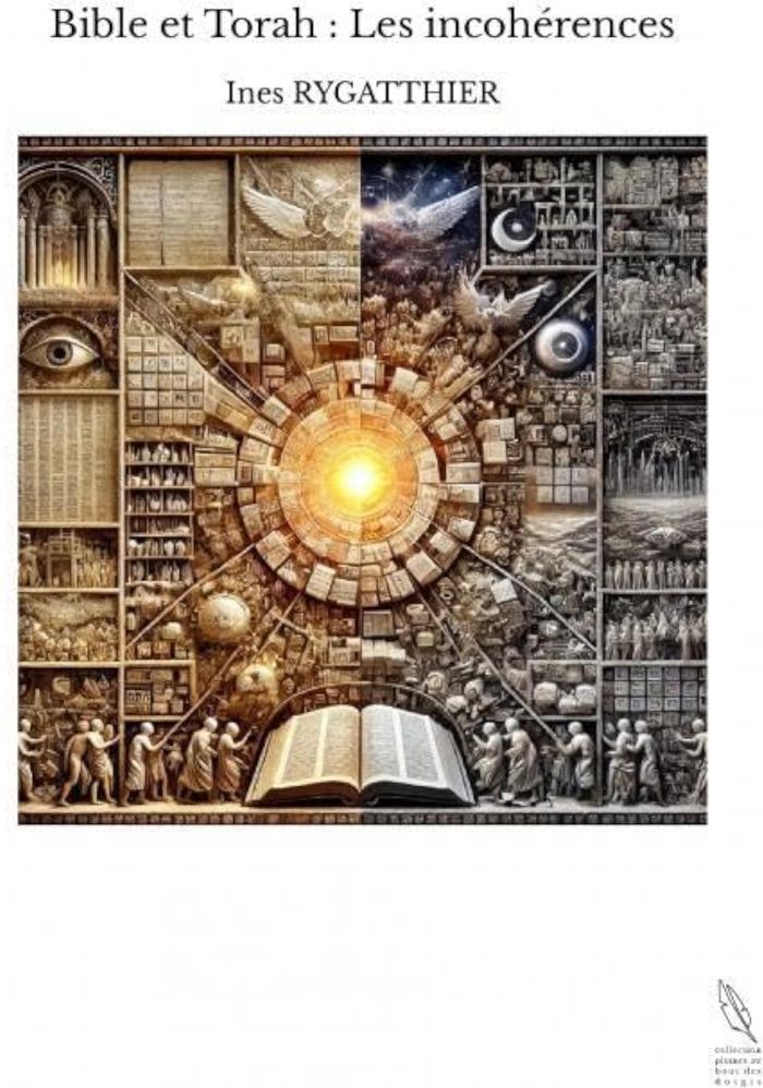 Couverture du livre « BIBLE ET TORAH : LES INCOHERENCES » de Rygatthier Ines, librairie Les Contes Infusés à Corte