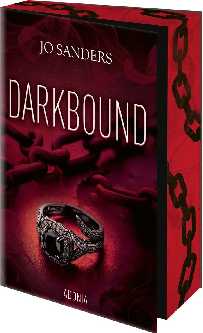 Couverture du livre « Darkbound » de Jo Sanders, librairie Les Contes Infusés à Corte