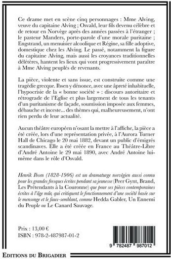 Quatrième de couverture de « Les Revenants »