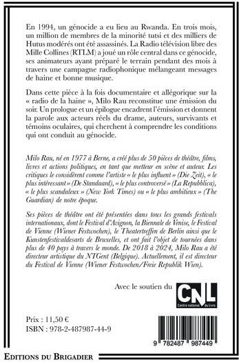 Quatrième de couverture de « Hate Radio »