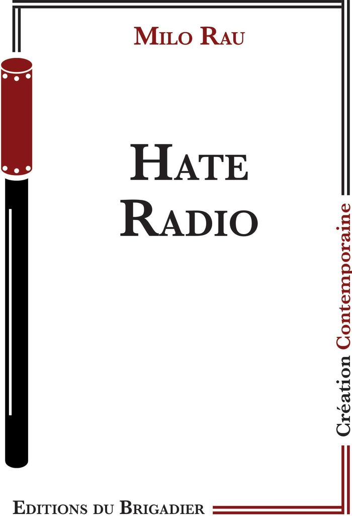 Couverture du livre « Hate Radio », librairie Les Contes Infusés à Corte