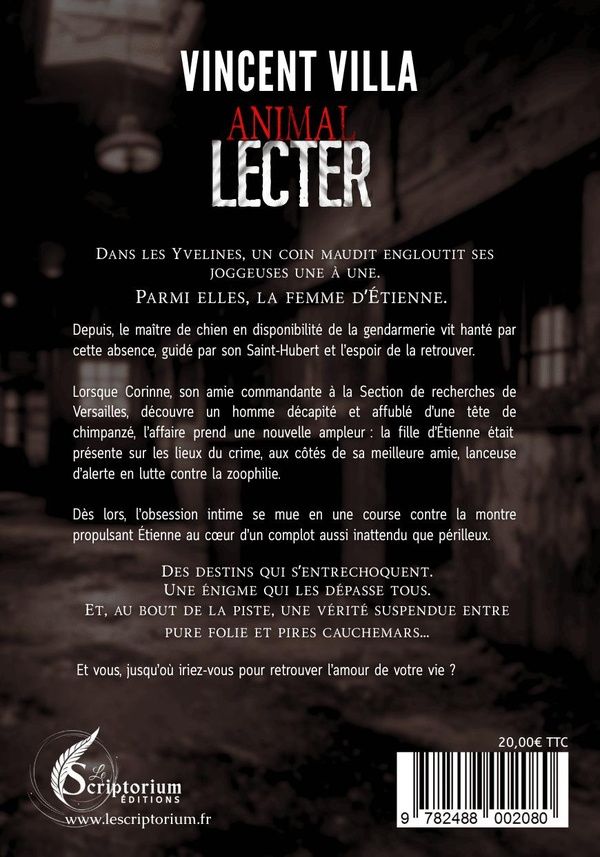 Quatrième de couverture de « Animal Lecter »