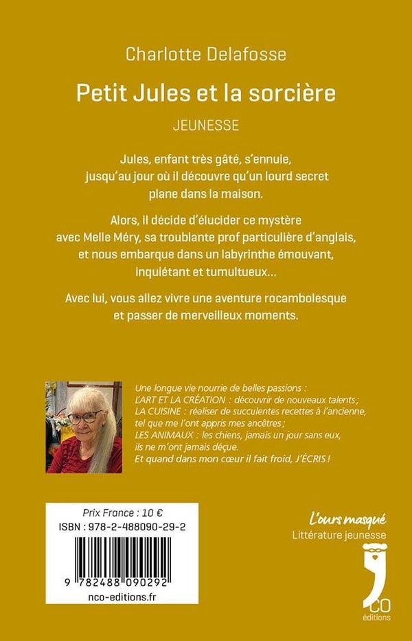 Quatrième de couverture de « Petit Jules et la sorcière : roman »