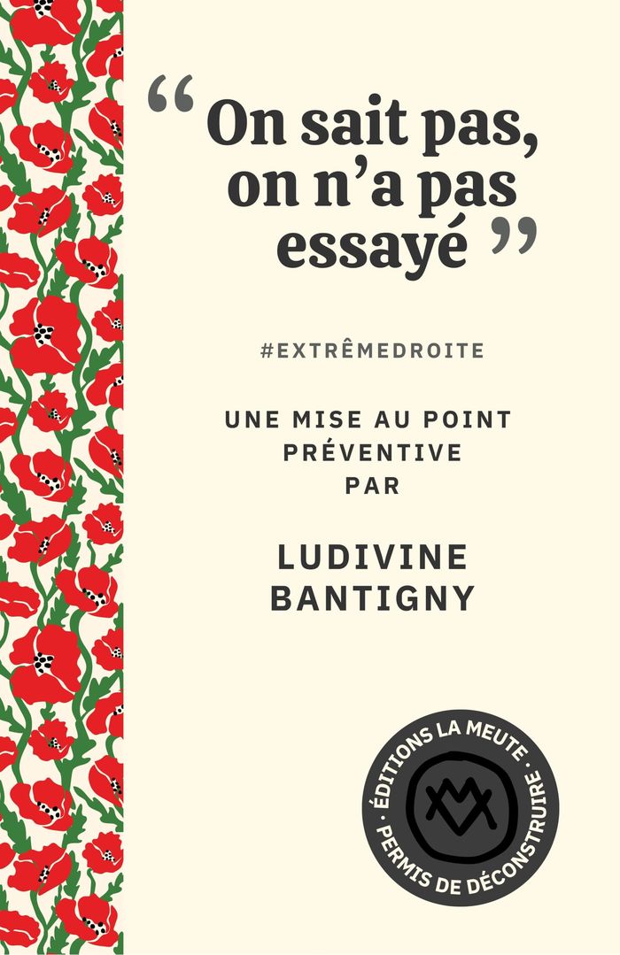 Couverture : "ON SAIT PAS, ON N'A PAS ESSAYE" - #EXTREMEDROITE. UNE MISE AU POINT PREVENTIVE