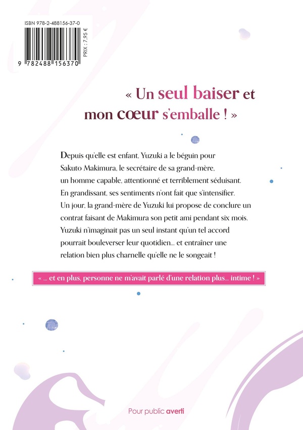 Quatrième de couverture de « UN TENDRE CONTRAT - T01 - UN TENDRE CONTRAT »