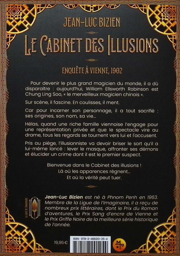 Quatrième de couverture de « Enquête à Vienne, 1902 »