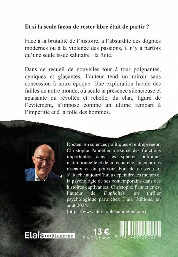 Quatrième de couverture de « Fuir ce monde : Nouvelles »